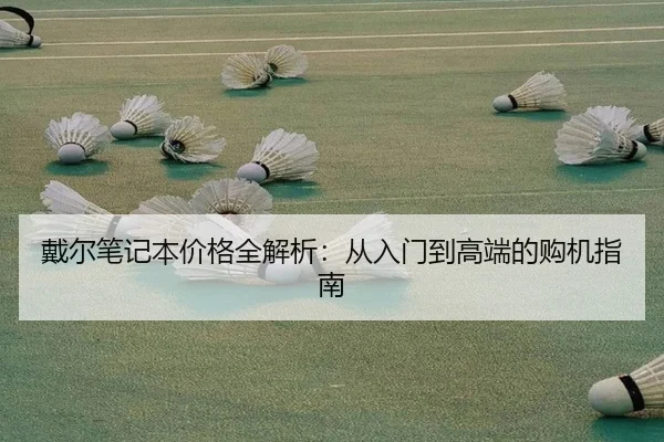 戴尔笔记本价格全解析:从入门到高端的购机指南